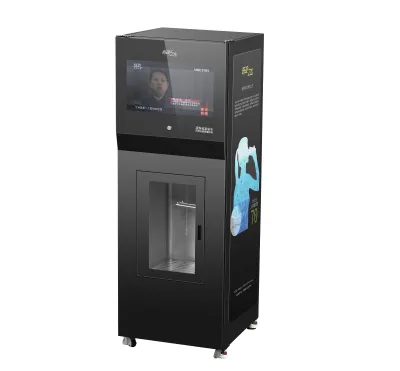 Movable Commercial Hydrogen-rich Water Station Large Advertising Screen RO System Self-service Hydrogen Vending Water