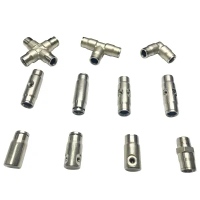3/8'' Brass slip Lock Connector Quick Connecting Connector for High Pressure Mist System Mist Cooling System