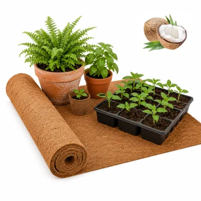 Toxin Free Custom Biodegradable Coir Blanket Decompose Into Organic Fertilizer in Soil