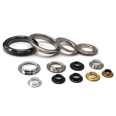 OEM&ODM Customized Logo Made Round Curtain Oval Accessory Copper Brass Metal Eyelets