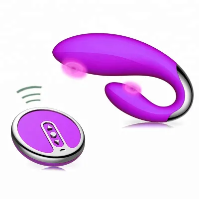 10 Speeds Remote Control Couple Vibrator Double Clitoral Massager