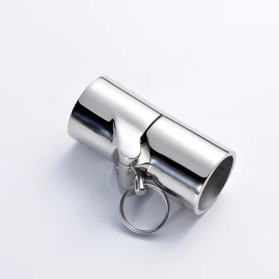Marine Hardware 316 Stainless Steel Bimini Pipe Swivel Joint Folding Swivel Connector for Boat