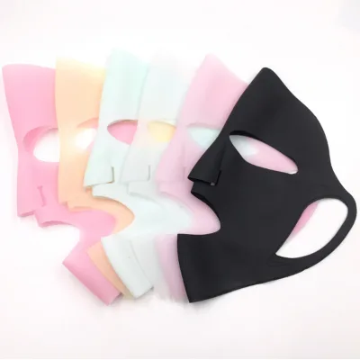 Food-grade Silicone Facial Mask Sheet 3d Ear Hook Face Mask Holder Facial Patches Wrap Reusable Silicon Maskes for Face