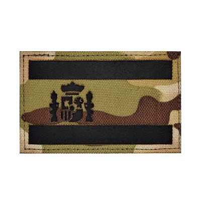 Eco-Friendly Iron-On Embroidered Twill Mark Patch with Sequins and 3D Design
