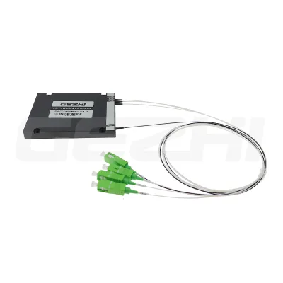 High Reliability and Stability CWDM Mux Demux ABS Box Module 1X3CH Customized