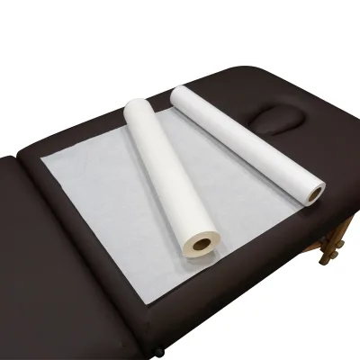 Medico Disposable Flat Sheet Breathable Absorbent Paper Rolls for Hotel and Hospital Use Carta Da Lettino Rotoloni