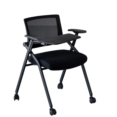 Wholesale School Mesh Conference Chair Foldable Design Adjustable Height for Office Comfortable Training Room Use Table Top
