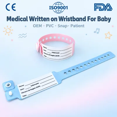 Single Use Medical Wristband Writable Patient ID Band for Hospital Clinic Nursing Home and Event Identification