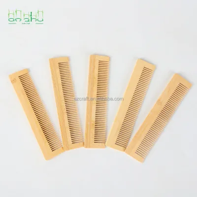 Bamboo Scalp Massage Comb Natural Wooden Comb for Blood Circulation