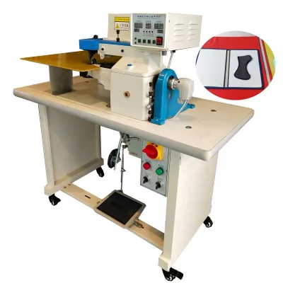 Semi-automatic Fabric Edge Folding Machine Hot Leather Gluing Machine