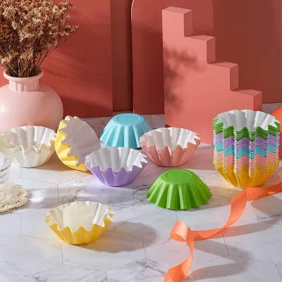 Cupcake Liners Cute Design Manufacture Recyclable Cake Candy Use Greaseproof Baking Cups Snack Liners Case
