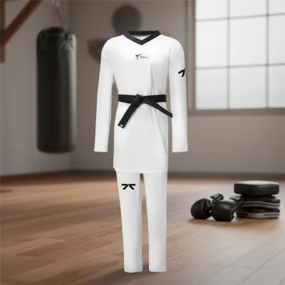 2025 Customizable LOGO High Quality Lightweight Fabric Elastic New Competitive Taekwondo Uniforms