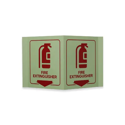 COSUN Custom Logo Luminous Fire Extinguisher Marking Emergency Access Signage for Hotels Apartments Schools Villas-Modern