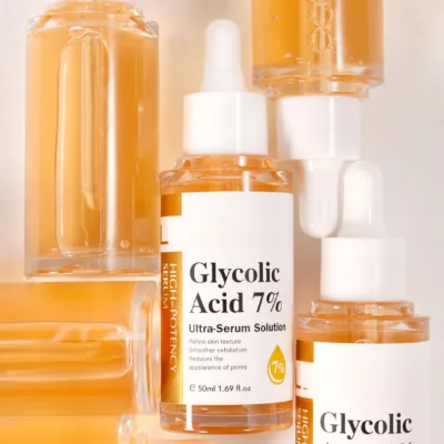 Private Label Glycolic Acid Face Toner Vitamin C Hyaluronic Acid Liquid Formula for Black Skin Blemish Clearing Skin Whitening