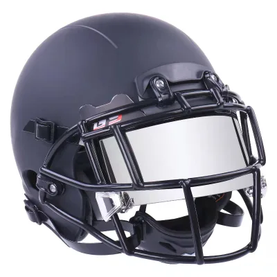Popular Universal Mirror Silver Football Visor Shield for American Football Helmet Youth Football Visor