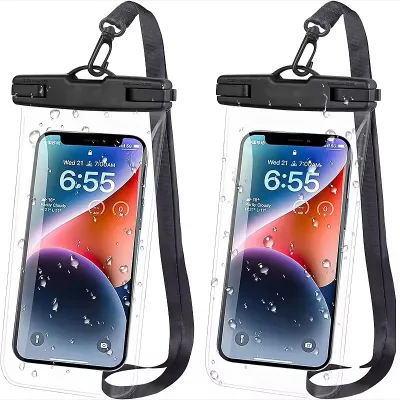 Factory High Quality Transparent PVC Swimming Smartphone Bag Customized Waterproof Fashion Phone Case Pouch for Phone