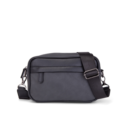 Luxury Korean Print PU Leather Messenger Shoulder Bag Crossbody Bag Men