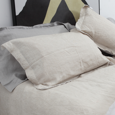 100% Linen 280cm extra Wide Fabric for Linen Bedding Pillow Flat Sheet Curtain Home Textile Flax Natural Color
