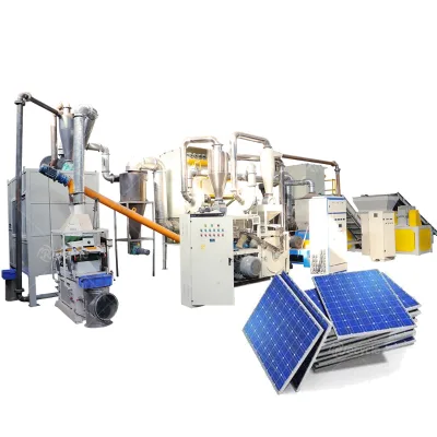 High Recovery Rate Aluminum Frame Separator Solar Panels Copper and Aluminum Separation Plastic and Metal Separator Machine