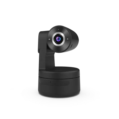 AI Two-axis Gimbal Web Cam 4K 2K 1080P Meeting Camera Wide Angle 360 Rotation H264 Camera PTZ Camera with Remote Control