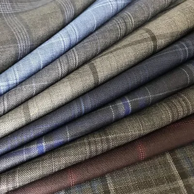 2024 Merino Worsted Wool Fabric for Suit Ready Stock Guangzhou