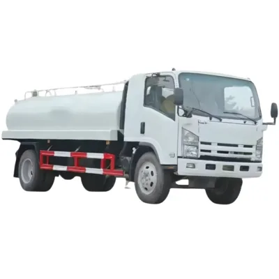 Isuzu 5000L Brand New Stainless Steel Body Drinking Water Sprinkler Spray Truck Cheap Price Diesel Fuel Core Pump Engine
