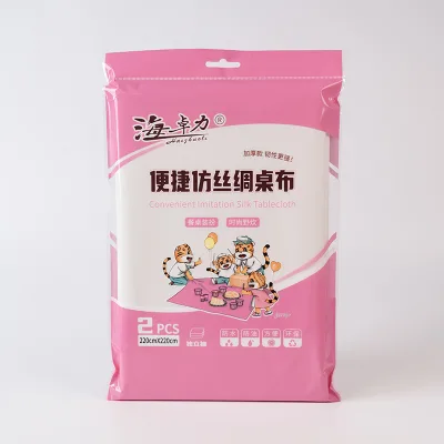 Wholesale Disposable Portable Thickened Imitation Silk Tablecloths, Multi-color,220*220cm