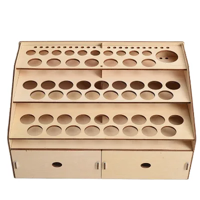 Large Capacity Essential Oil Display Rack, Wooden Essential Oil Storage Box