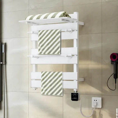 Hot Selling Electric Towel Rail With Thermostat Towel Rails and Warmers White Towel Rack Bathroom