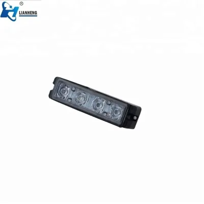 4 Led Traffic Traffic Emergency Led Grille Strobe Warning Light/led Flashing Amber Lighthead