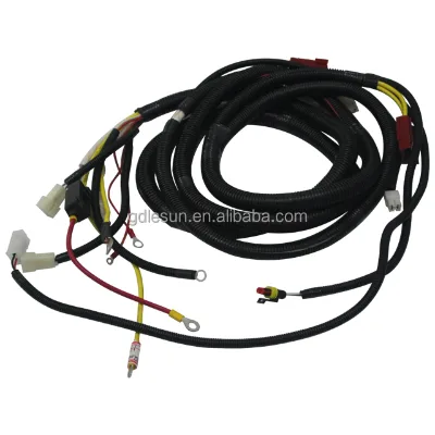 Custom 3 Pin 6 Pin Electrical Wire Cable Assembly Manufacturer Wiring Harness for Lithium Battery Automotive Auto Sweeper