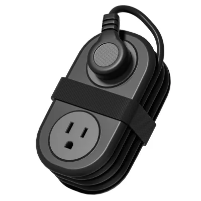 Best-selling Portable US Socket Travel Adapter 4 Outlets 2 USB 1 Type-C Compact Travel Use Gelistar