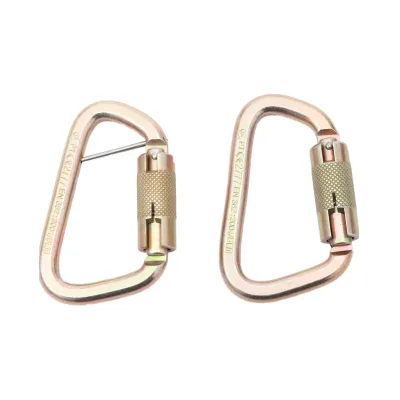 45KN Galvanized Alloy Steel Self-Locking Carabiner Model 2203 for General Industry Applications