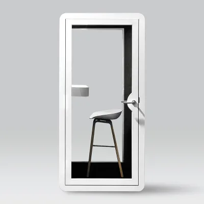 High Quality Single Person Enclosed Phone Booths High Evaluation Big Space Single Phone Booth