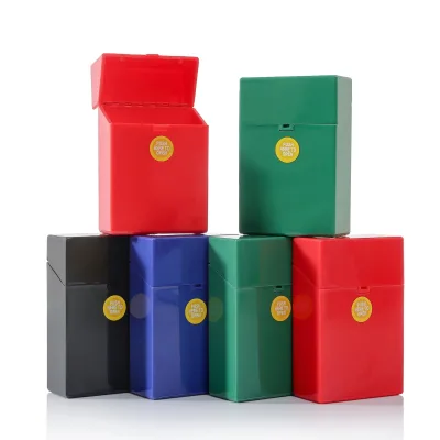High Quality Portable Plastic Cigarette Box Holder Classic Style Case Container for Smokers