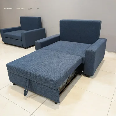 China Supplier Multifunctional Modern Design Convertible Sofa Cum Bed Folding Fabric Sofa Bed for Hotel Furniture