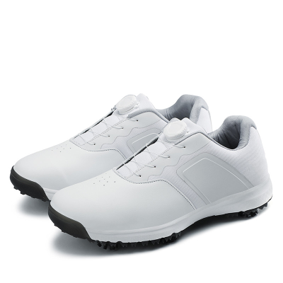 Golf Shoes Men's Breathable Outdoor Male Rotating Shoelaces Sneakers Non-slip Trainers Golf Shoes with Spikes
