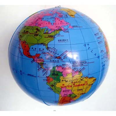 Customized Newest 2m Inflatable PVC Earth Balloons for Science and Culture Promotion