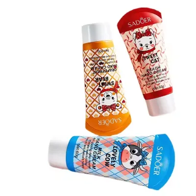 Best Selling SADOER 60g Deep Nourishing Soft Combination to Improve Dry Autumn and Winter Cartoon Brightening Hand Cream
