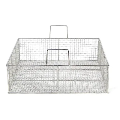 Professional Grade Stainless Steel Wire Food Frying Basket for Heavy-Duty Use - Durable and Easy to Clean