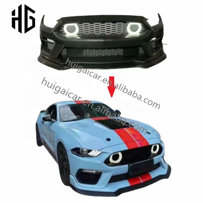 Mach1 Style Front Car Bumper Kit for 2015-2023 Ford Mustang Bumper Grills Body Parts