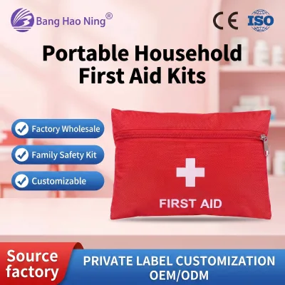 Factory Wholesale Banghaoning Portable Class I Medical Home Use Daily First-Aid Kit, Outdoor Travel Car First Aid Kit