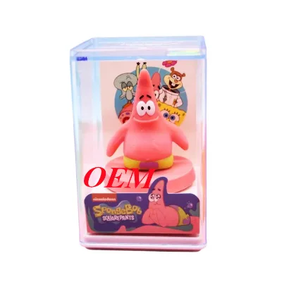 Unisex PVC Vinyl Custom Patrick Star Figure Anime Figurine for Model Decoration