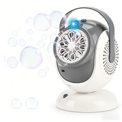 Automatic Stage Bubble Machine Auto Rotating 360° Birthday Parties Blaster Bubbles Blower Maker Outdoor Toys Bubble Gun for Kids