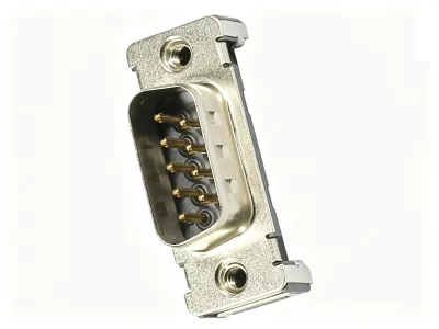 9P STR MA PL2 LO PROF ANG D Sub Connector DB9 Low Profile Angled Male PCB Mount 9 Pin Right Angle D SUB Plug with PL2 Lock Clip