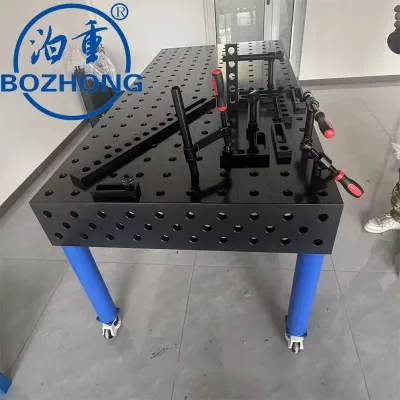 Mobile D28 3D Welding Table with Locking Casters + 1200x2400mm