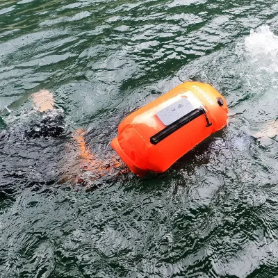 Double Airbag PVC Phone Waterproof Swimming Float Bag with Air-tight Zipper for Rafting
