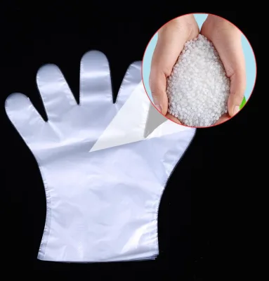 Hot Selling Disposable PE Gloves Soft Food Grade Waterproof Kitchen Household Gloves Individually Packed Home Use Non-Slip