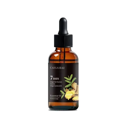 Wholesale 100% Natural Organic Herbal Hair Treatment Ginger Nourishes Moisturizing Hair Growth Oil Serum for Dry Damaged Hair