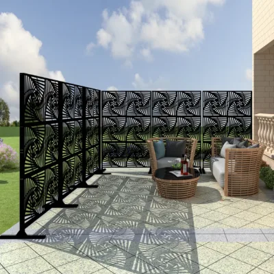 Bioclimatic Laser Cut Aluminum Screens With Custom Patterns Precision Technology for Interior Partitions and Exterior Walls